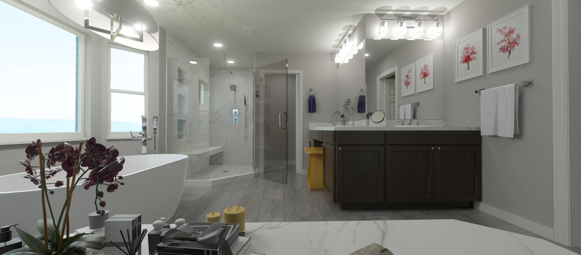 3d design for Bathroom Design - Lafayette