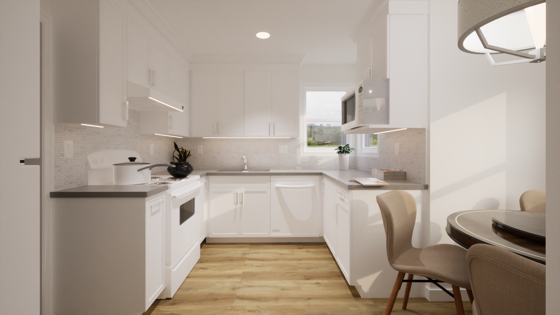 3d design for Kitchen Design (2V) - Oakland