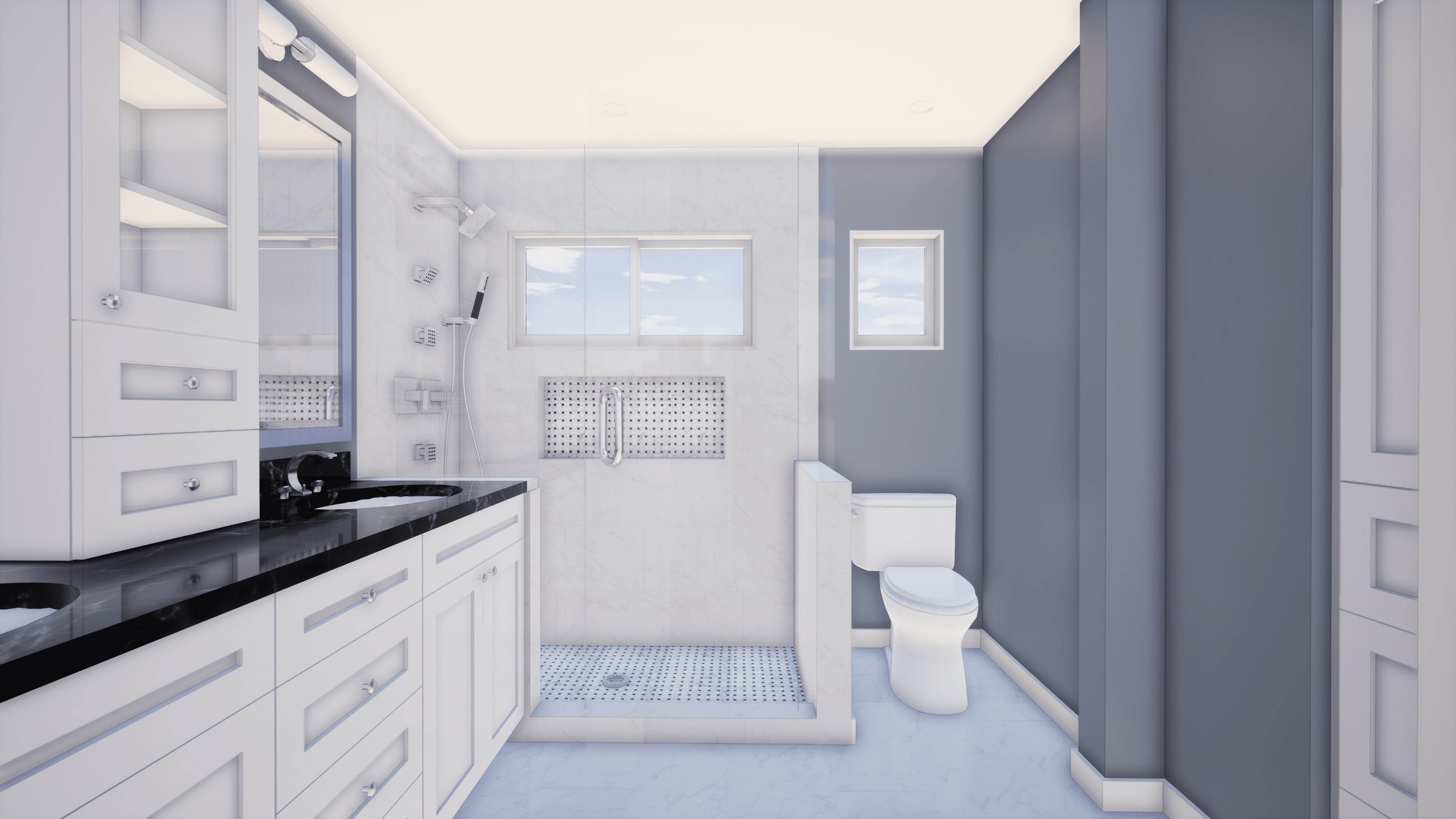 3d design for Master Bathroom Design - Mill Valley, CA