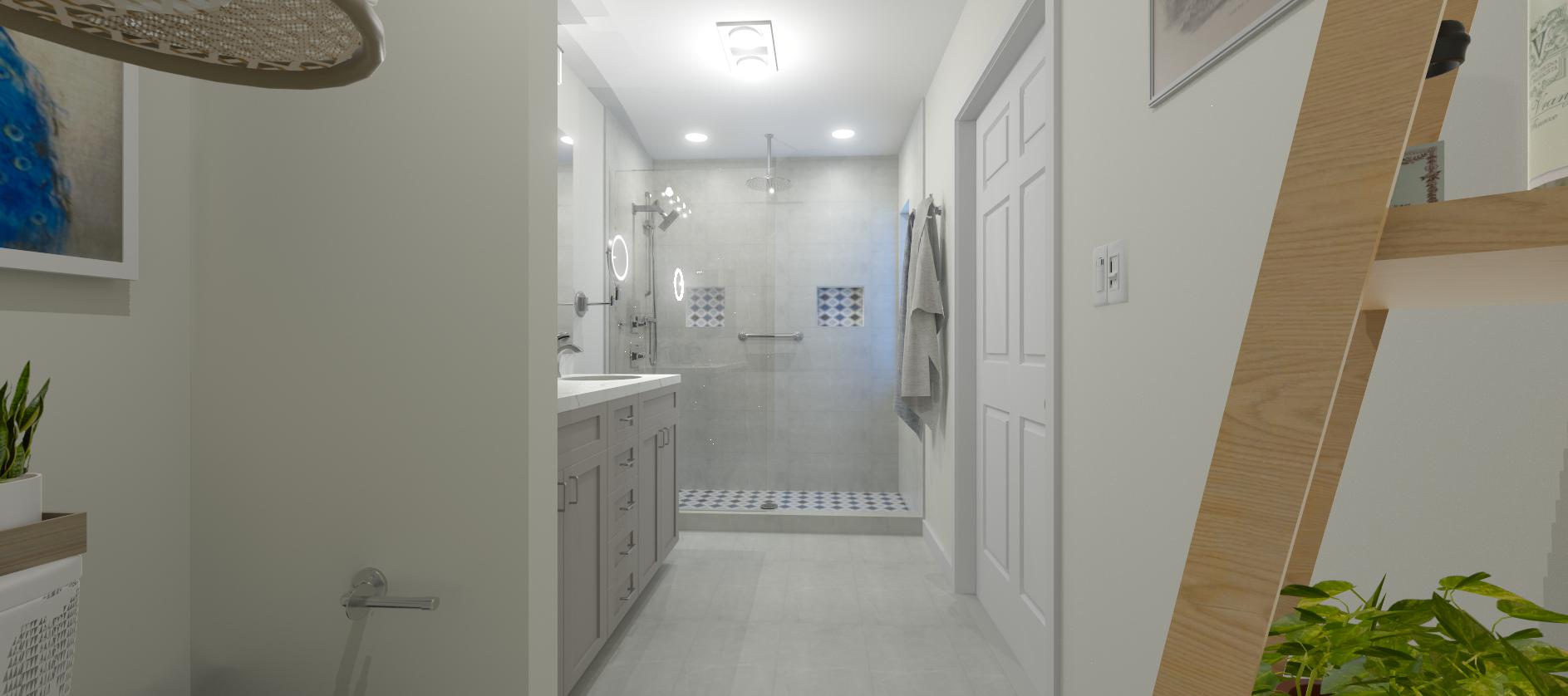 3d design for Master Bathroom Design - San Rafael
