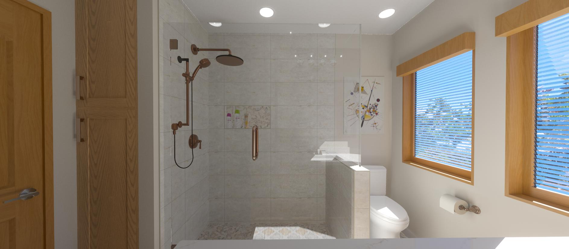3d design for Bathroom Design (2V) - Diablo