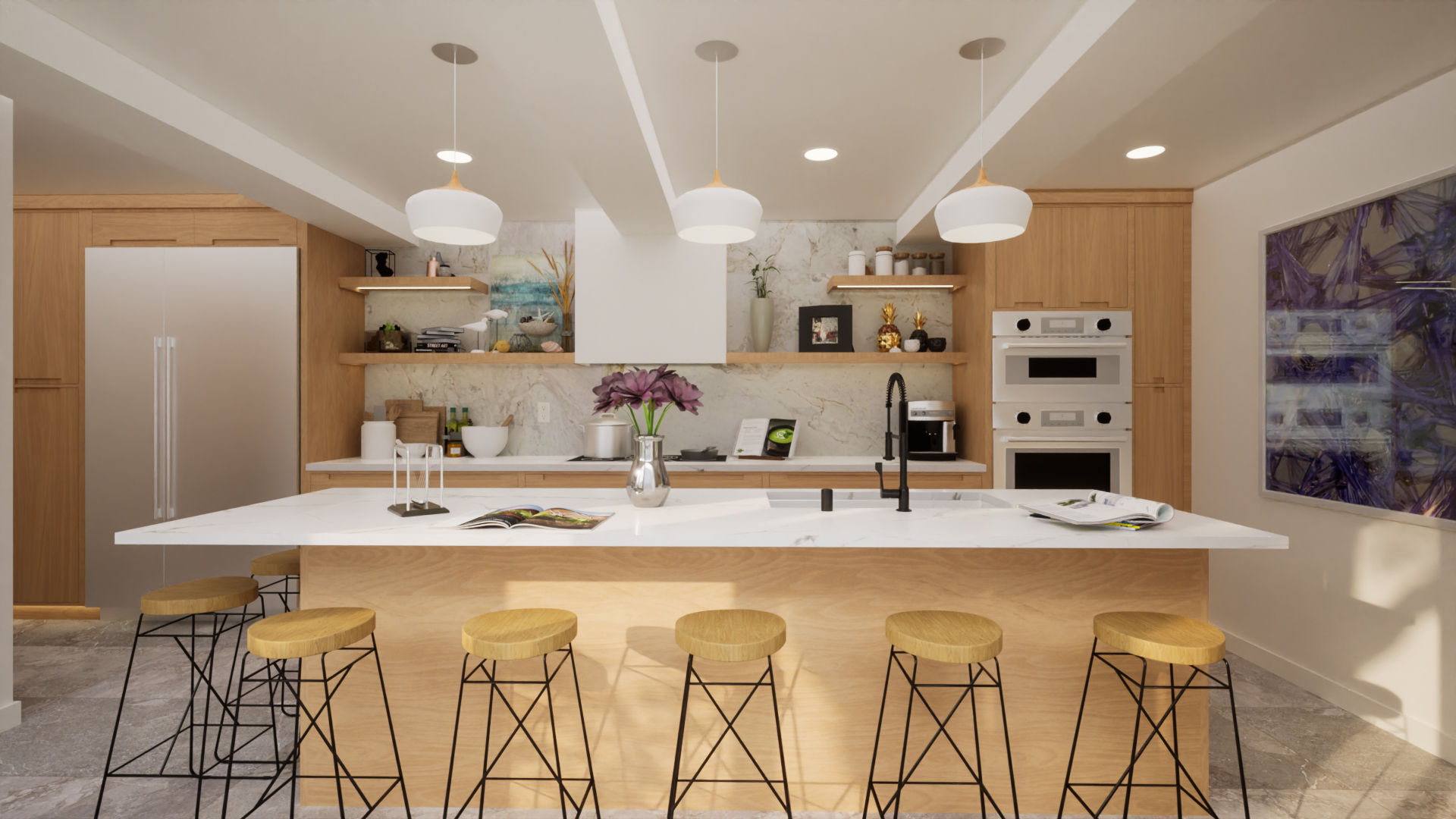 3d design for Kitchen Design (2V) - Danville