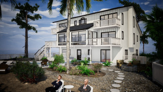 3d design for 3 Story House and Landscape Design - Sarasota, FL