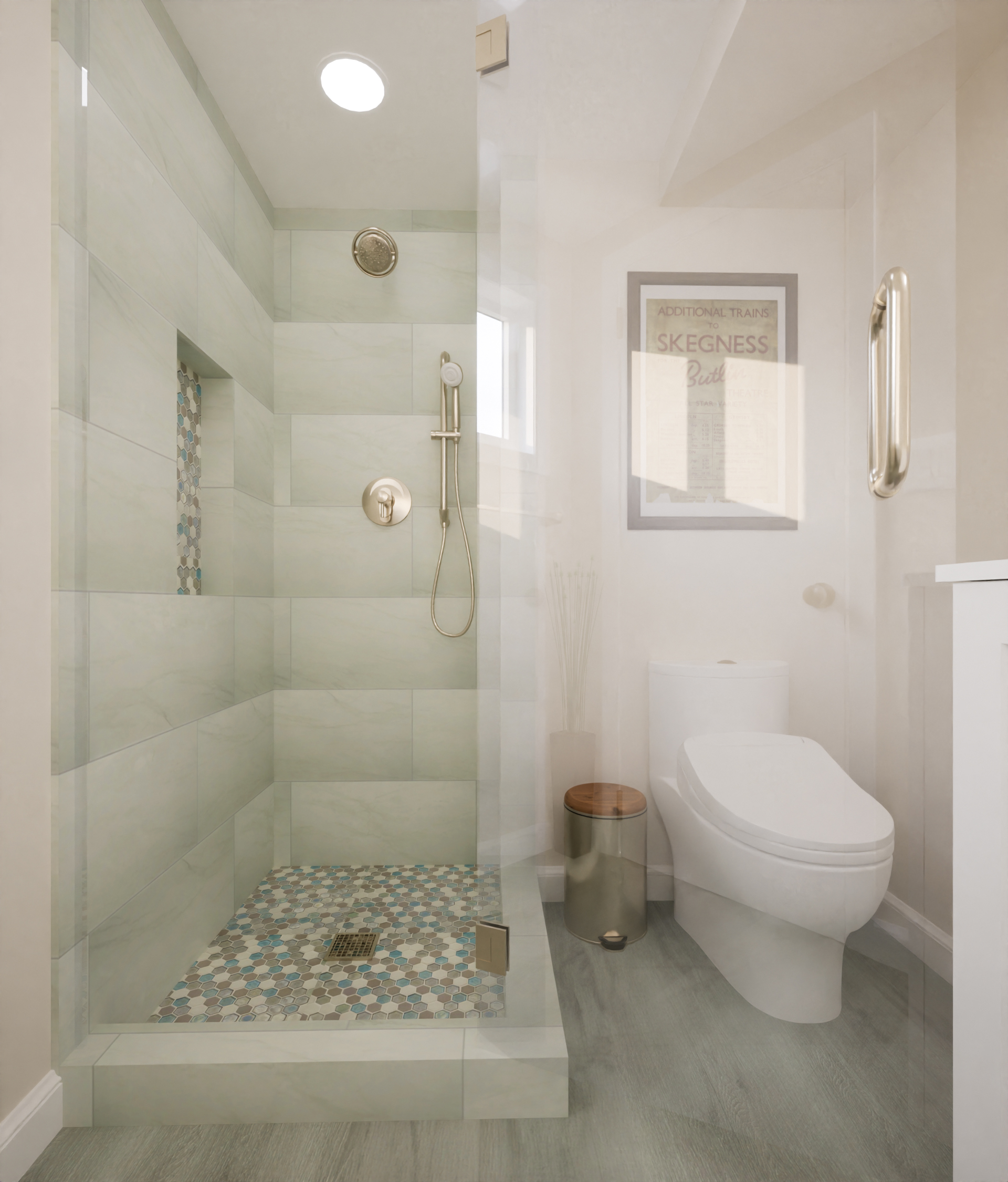 3d design for Bathroom Design (2V) - Daly City