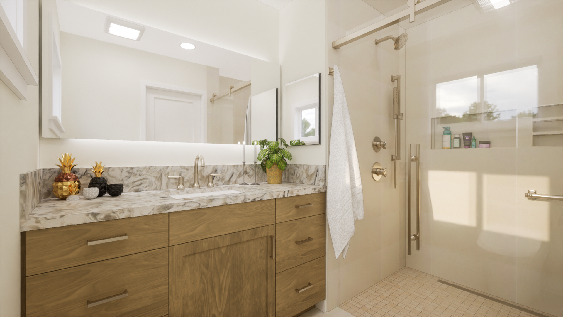 3d design for Bathroom Design - Walnut Creek